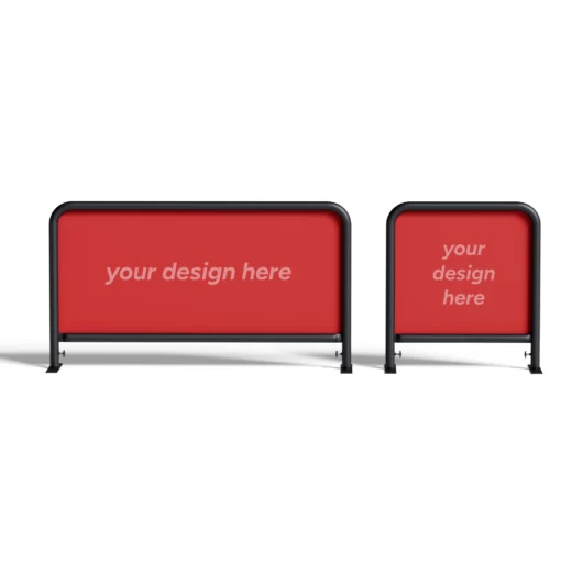 Rounded Corner Cafe Barriers