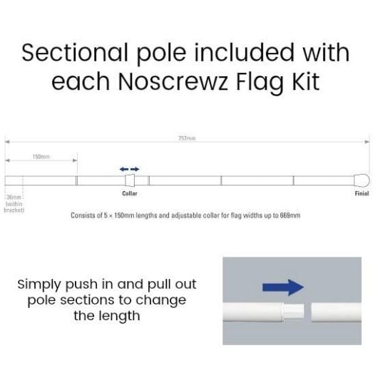 Super Window Flag Kit