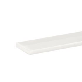 White PVC Flat SEG Keder