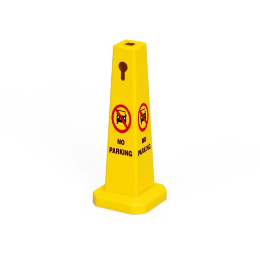 Pyramid Safety Cone Sign