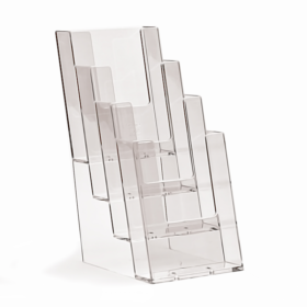 4 Tier DL Portrait Brochure Holder
