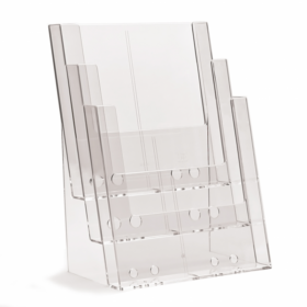 3 Tier A4 Portrait Brochure Holder