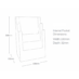 3 Tier A4 Portrait Brochure Holder